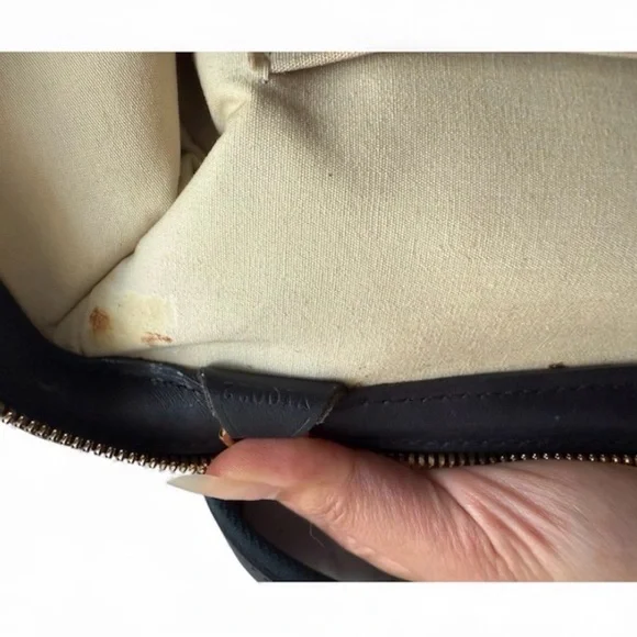 Authentic Vintage LV Louis Vuitton Josephine GM Mini Lin Monogram - Picture 3 of 16